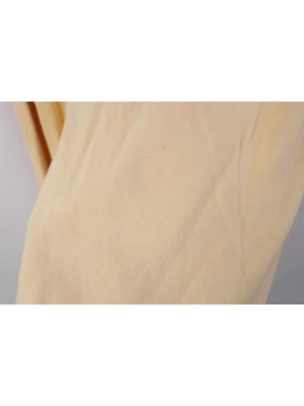 Deadstock Vtg 90s Babydoll Womens Medium Ribbed Cropped Knit Long Sleeve T-Shirt